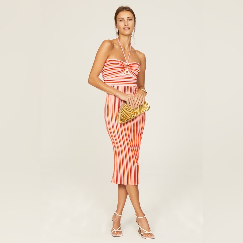 AMUR Valena Halter‎ Knit Dress